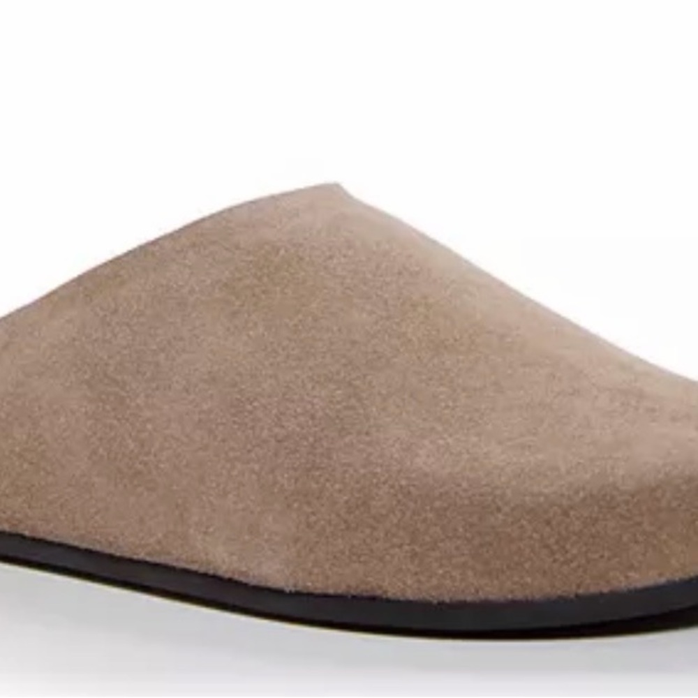 Jeffrey Campbell Taupe Suede Mules